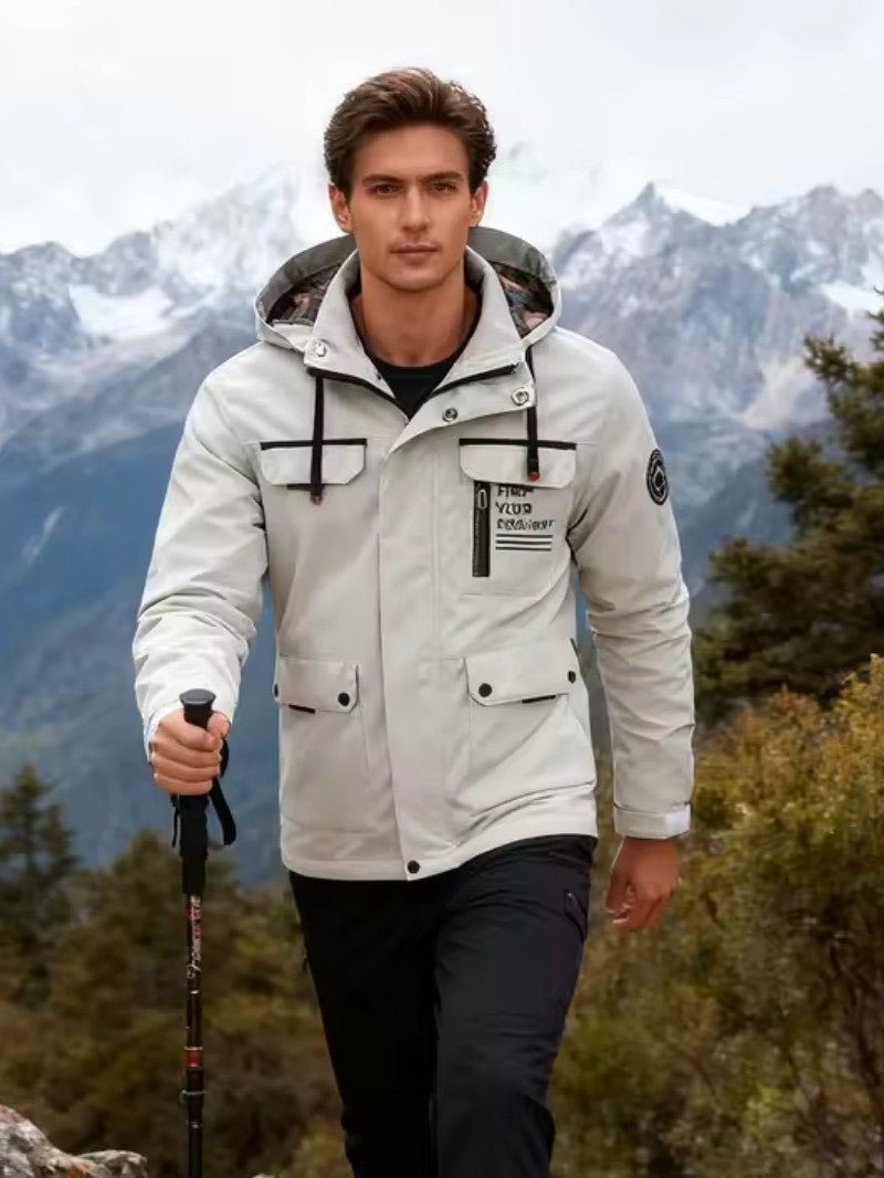 Men's Hooded Winter Jacket - Men's Winter Jacket - Wild Eye Vision