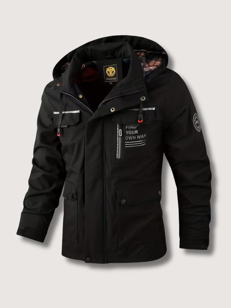 Men's Hooded Winter Jacket - Men's Winter Jacket - Wild Eye Vision