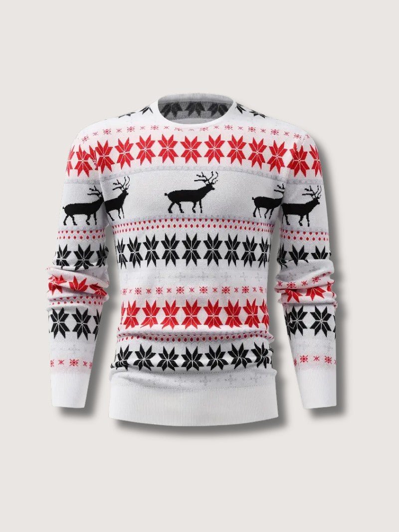 Men’s Knitted Cable Christmas Sweater - Mens Christmas Jumpers - Wild Eye Vision
