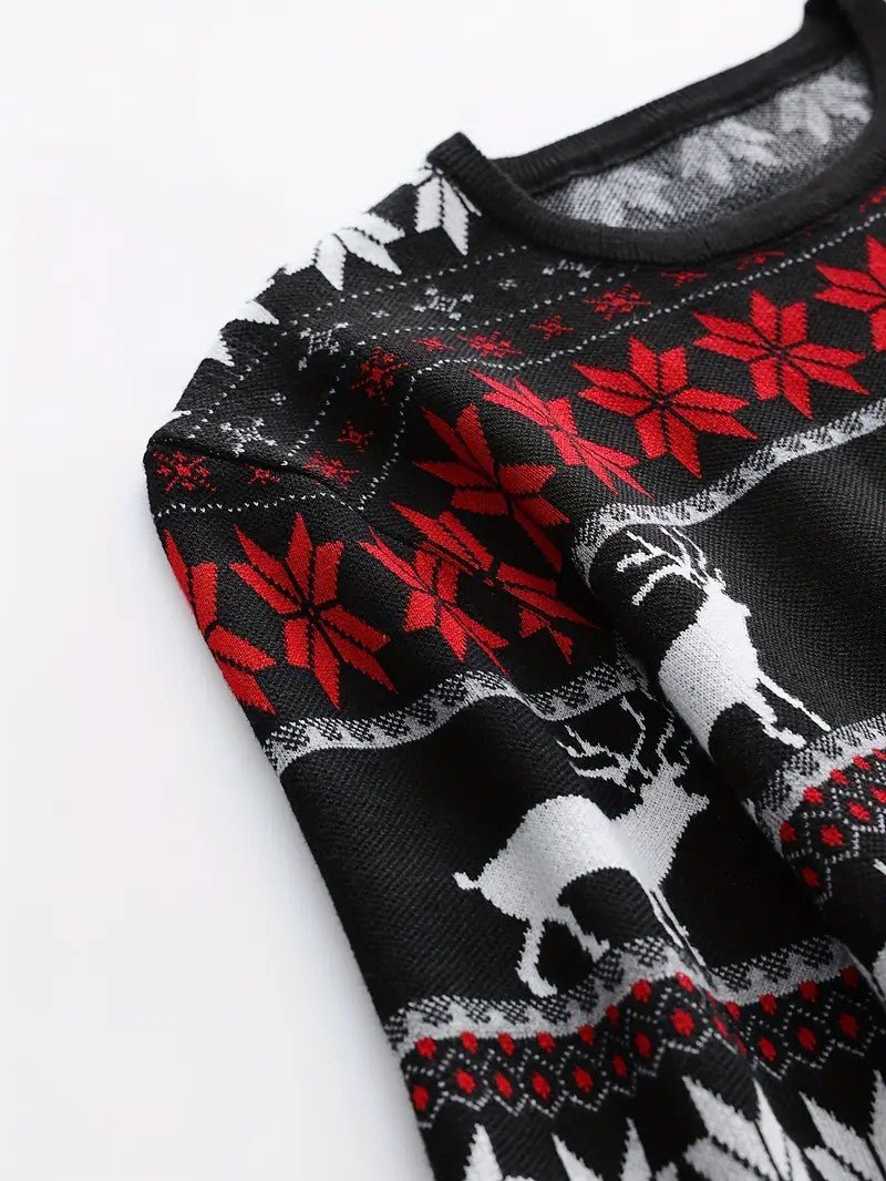 Men’s Knitted Cable Christmas Sweater - Mens Christmas Jumpers - Wild Eye Vision