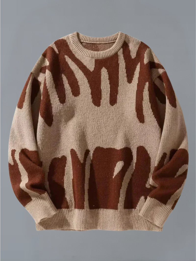 Men’s Modern Knit Pullover - Men Knitted Jumper - Wild Eye Vision