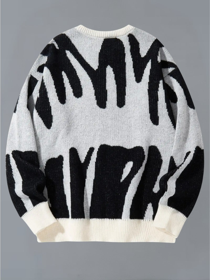 Men’s Modern Knit Pullover - Men Knitted Jumper - Wild Eye Vision