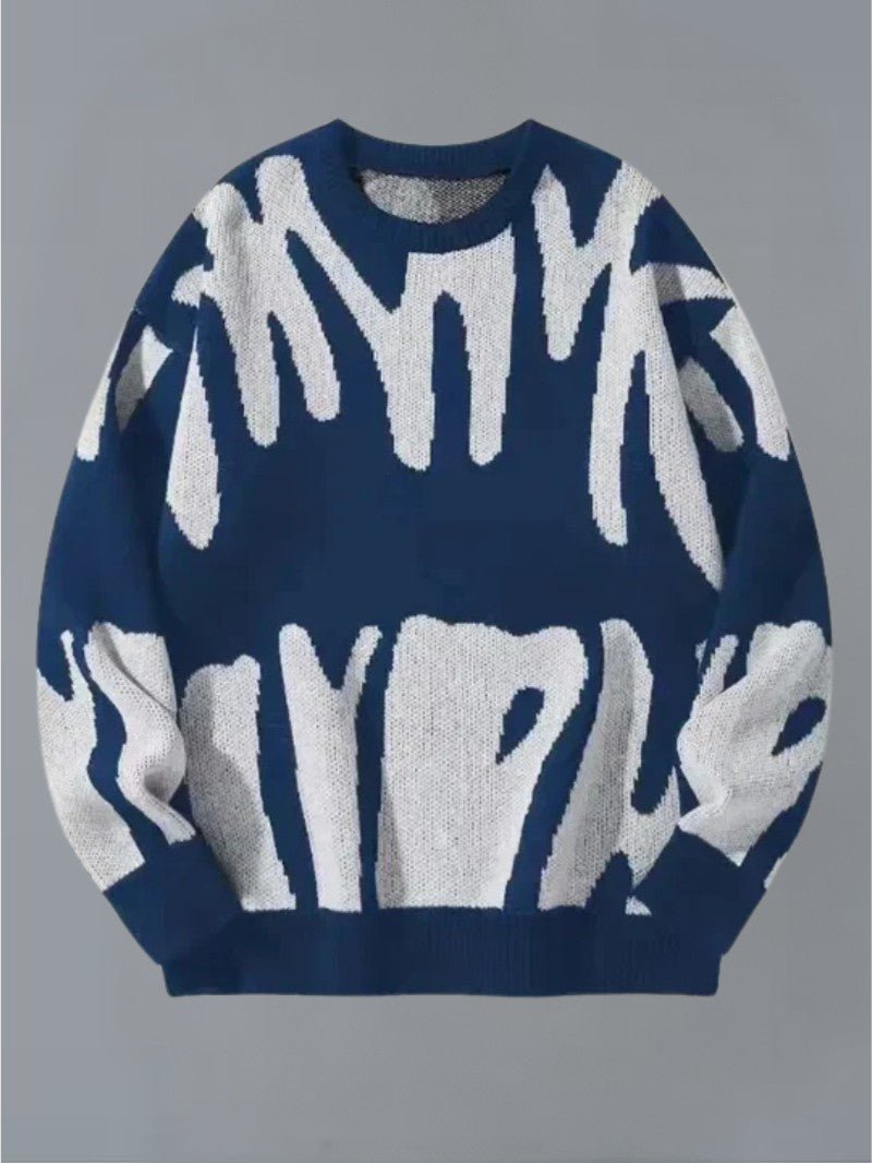 Men’s Modern Knit Pullover - Men Knitted Jumper - Wild Eye Vision