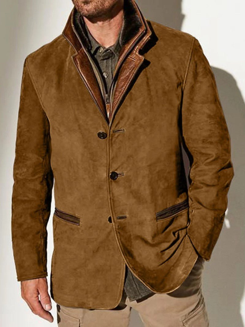 Men’s Premium Leather Jacket - Men's Winter Jacket - Wild Eye Vision