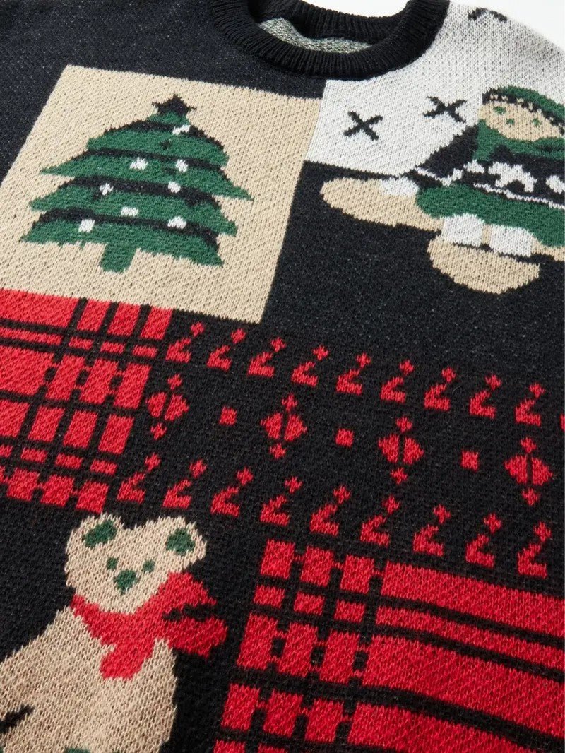 Men’s Santa Bear Christmas Sweater - Mens Christmas Jumpers - Wild Eye Vision