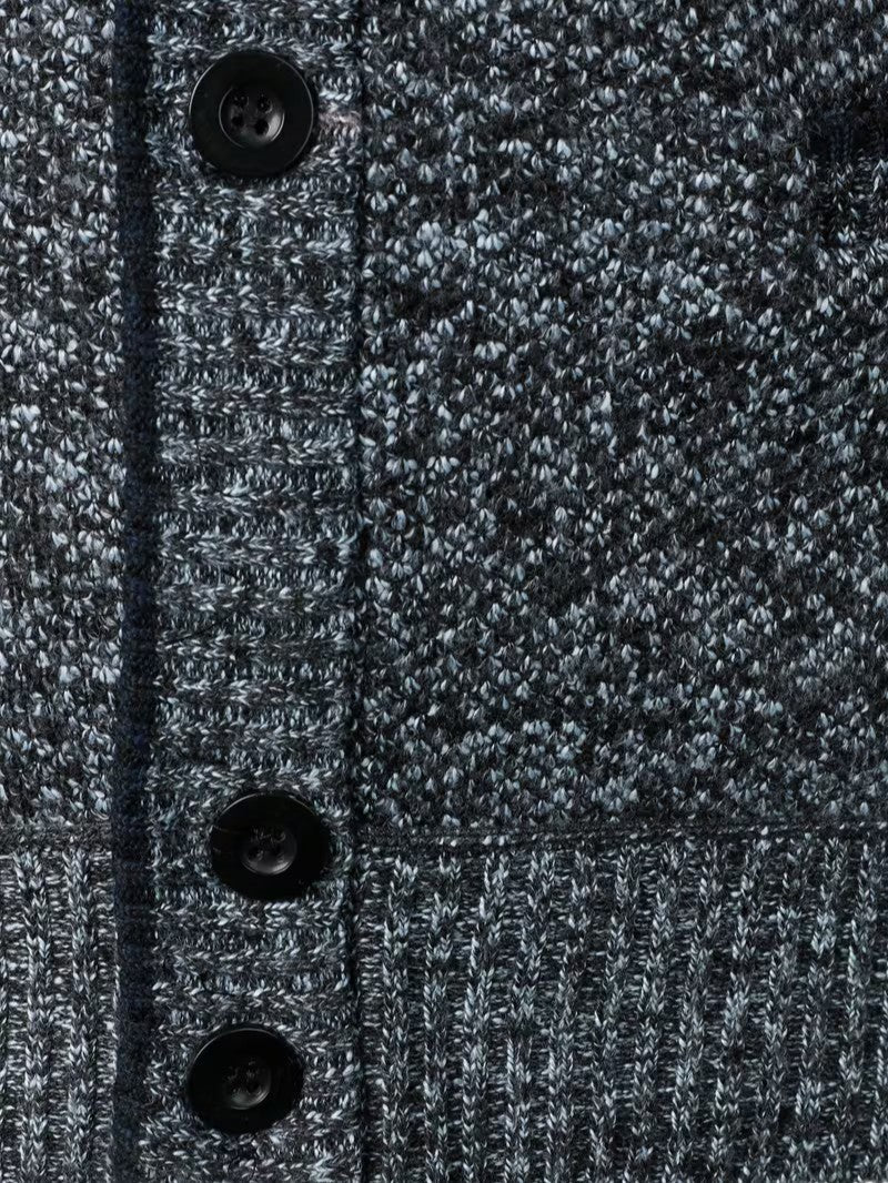 Men’s Thick Knit Cardigan - Men Knit Cardigan - Wild Eye Vision