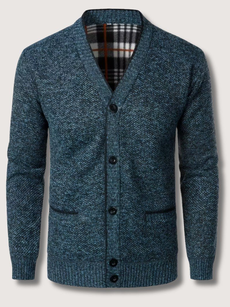 Men’s Thick Knit Cardigan - Men Knit Cardigan - Wild Eye Vision