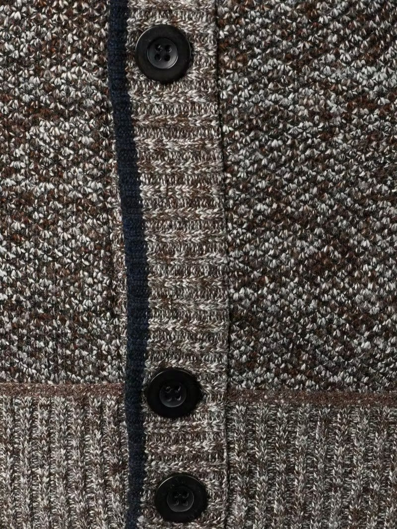 Men’s Thick Knit Cardigan - Men Knit Cardigan - Wild Eye Vision