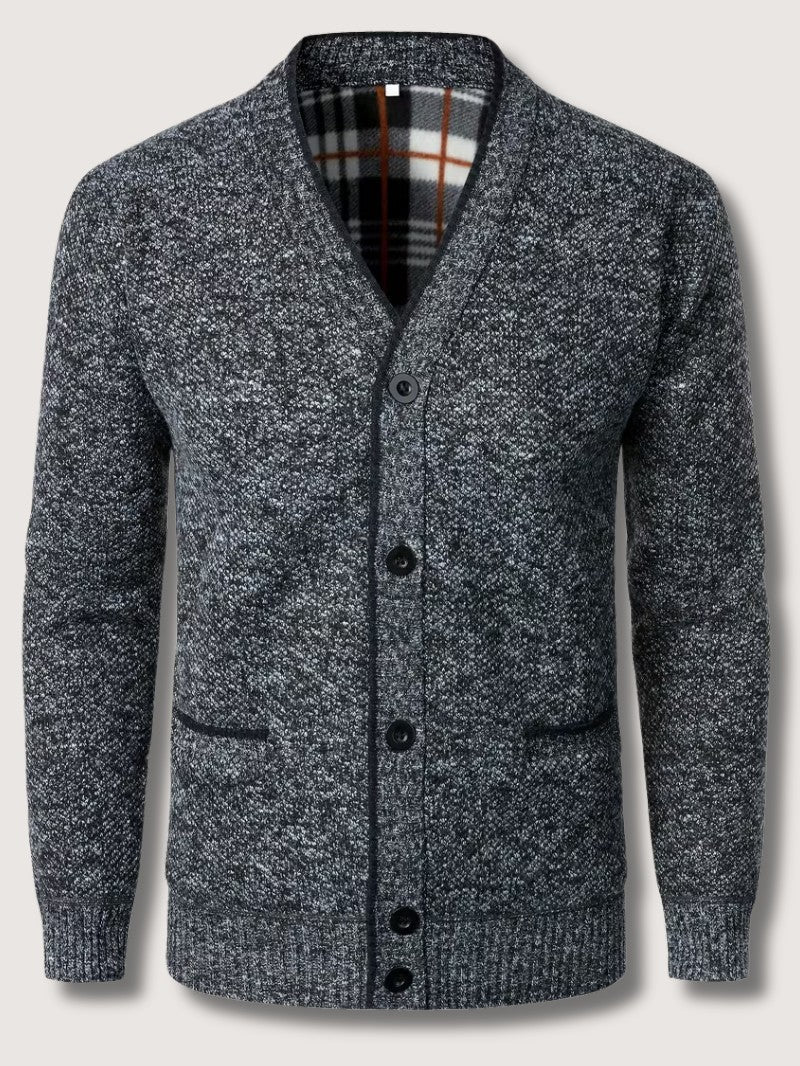 Men’s Thick Knit Cardigan - Men Knit Cardigan - Wild Eye Vision