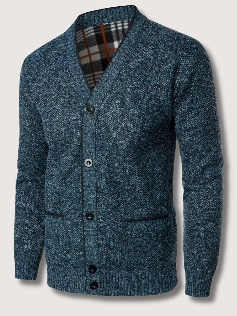 Men’s Thick Knit Cardigan - Men Knit Cardigan - Wild Eye Vision