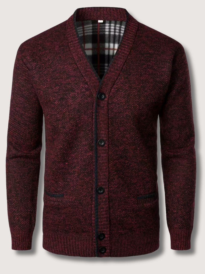 Men’s Thick Knit Cardigan - Men Knit Cardigan - Wild Eye Vision