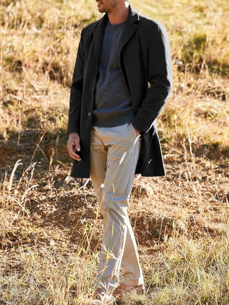 Men’s Winter Trench Coat - Men's Coat - Wild Eye Vision