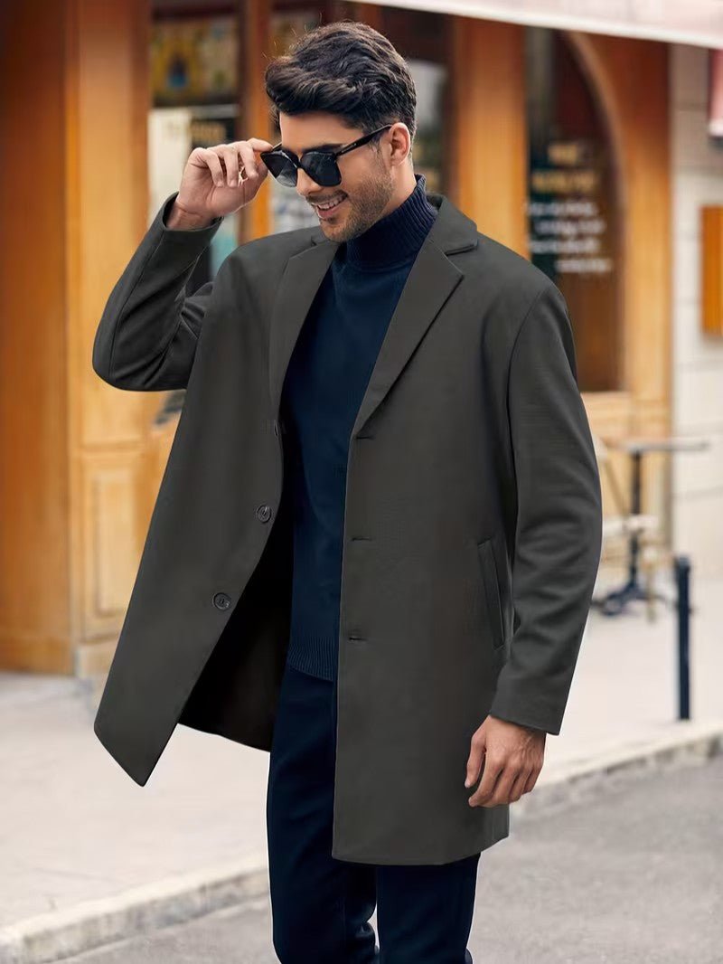 Men’s Winter Trench Coat - Men's Coat - Wild Eye Vision