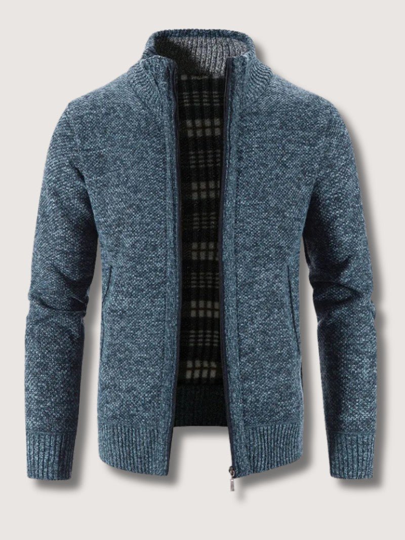 Men’s Winter Zip Cardigan - Men Cardigan - Wild Eye Vision