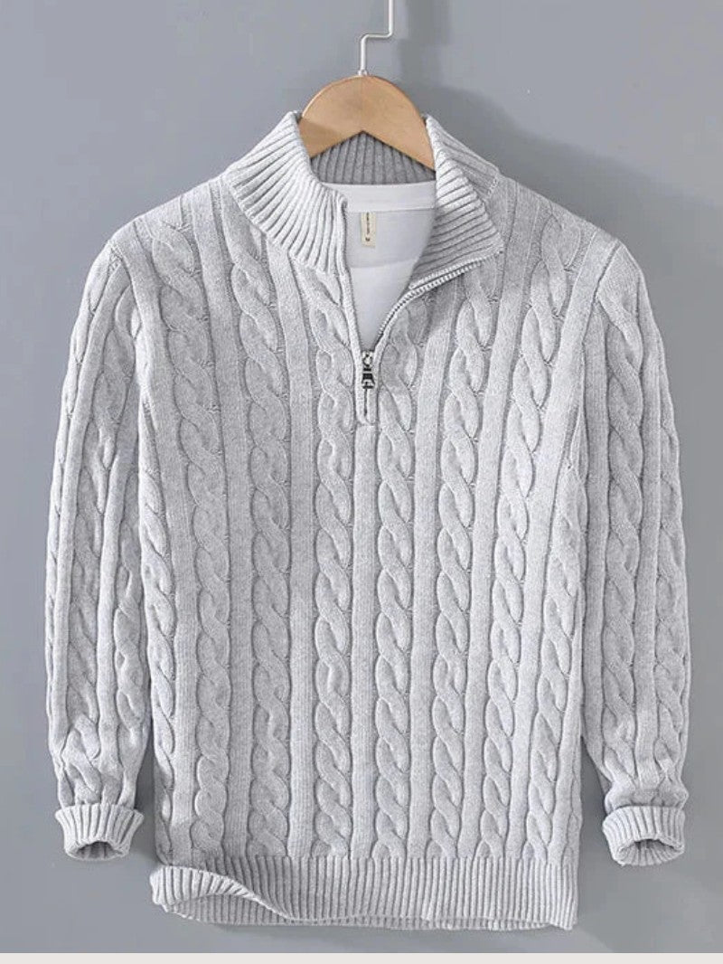 Men’s Wool Knit Sweater - Men Knitted Jumper - Wild Eye Vision