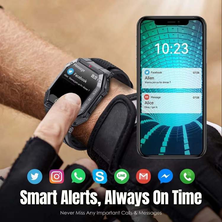Military - Grade Adventure Smartwatch - Smartwatch - Wild Eye Vision