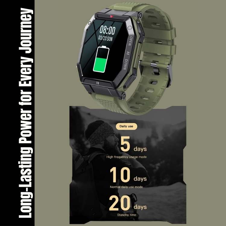 Military - Grade Adventure Smartwatch - Smartwatch - Wild Eye Vision