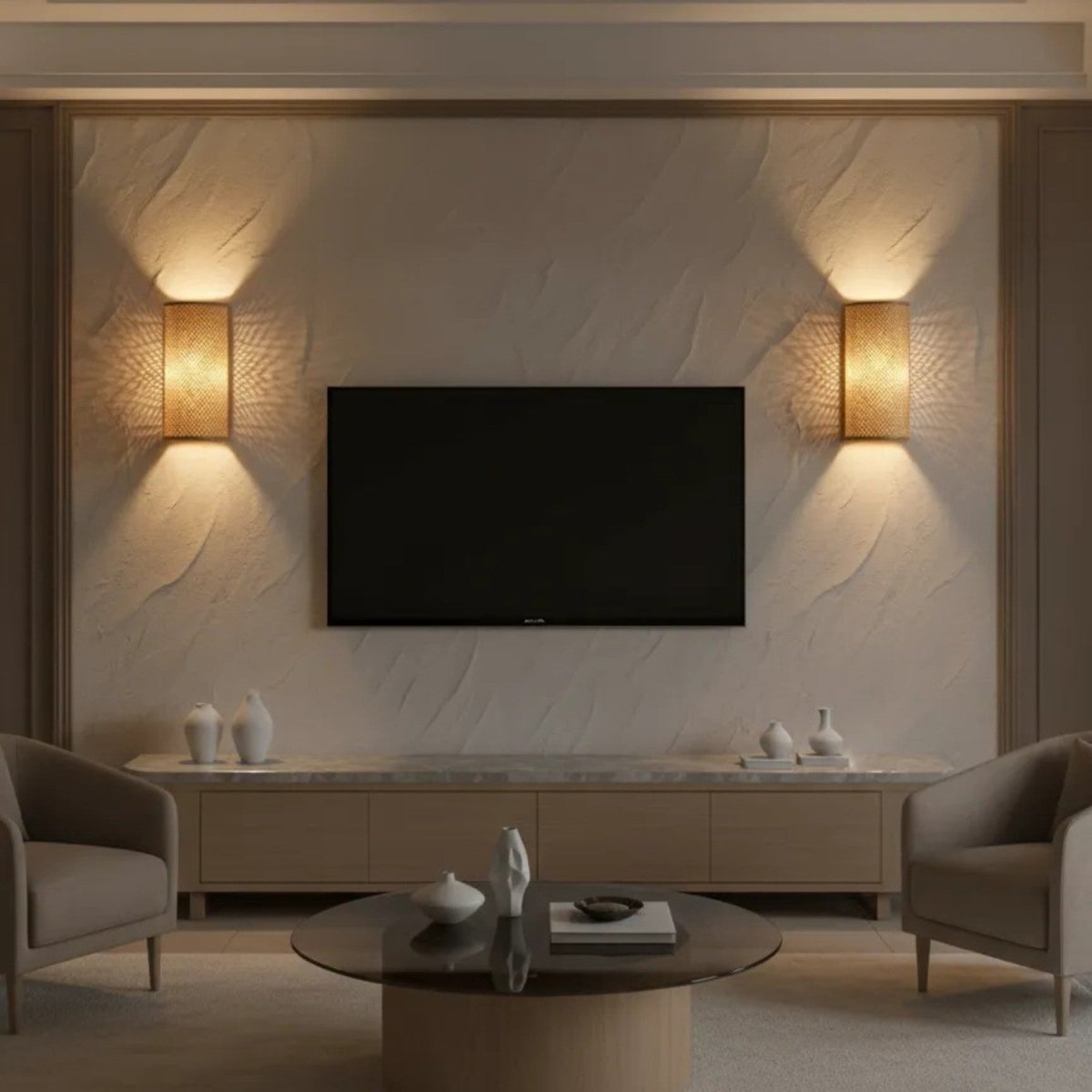 Minimalist Bamboo Wall Lamp - Wall Light - Wild Eye Vision