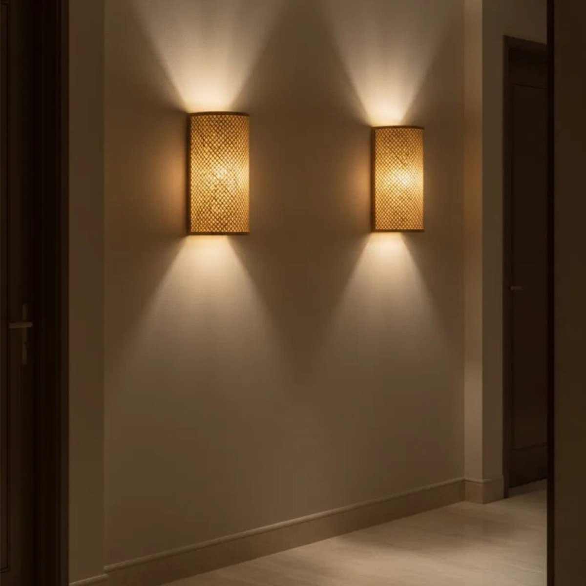 Minimalist Bamboo Wall Lamp - Wall Light - Wild Eye Vision