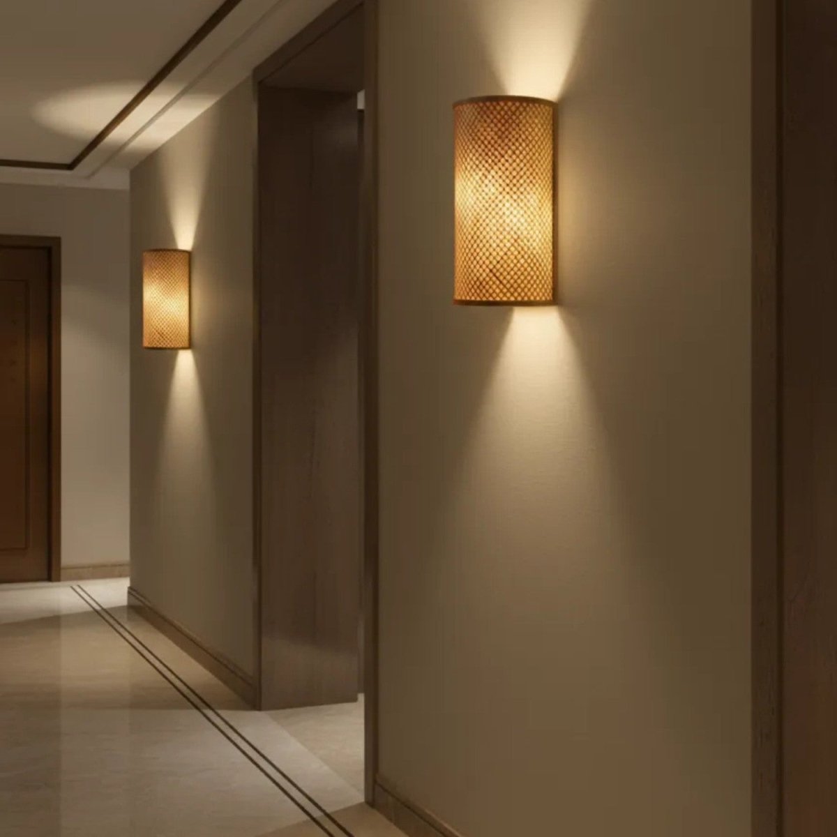 Minimalist Bamboo Wall Lamp - Wall Light - Wild Eye Vision