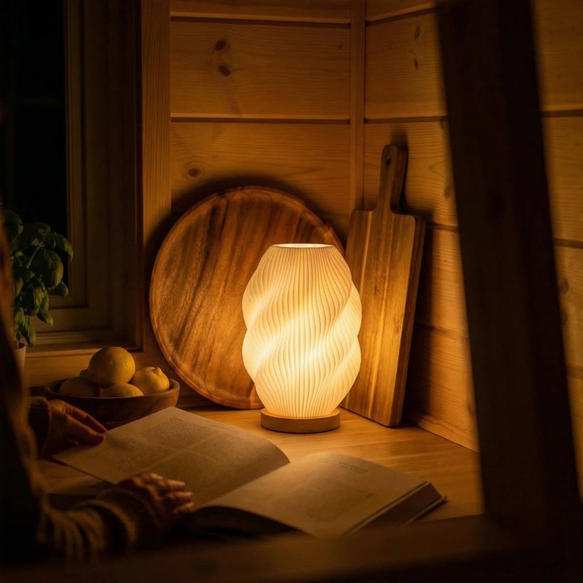 Modern Wave Glow Table Lamp - Table Lamp - Wild Eye Vision
