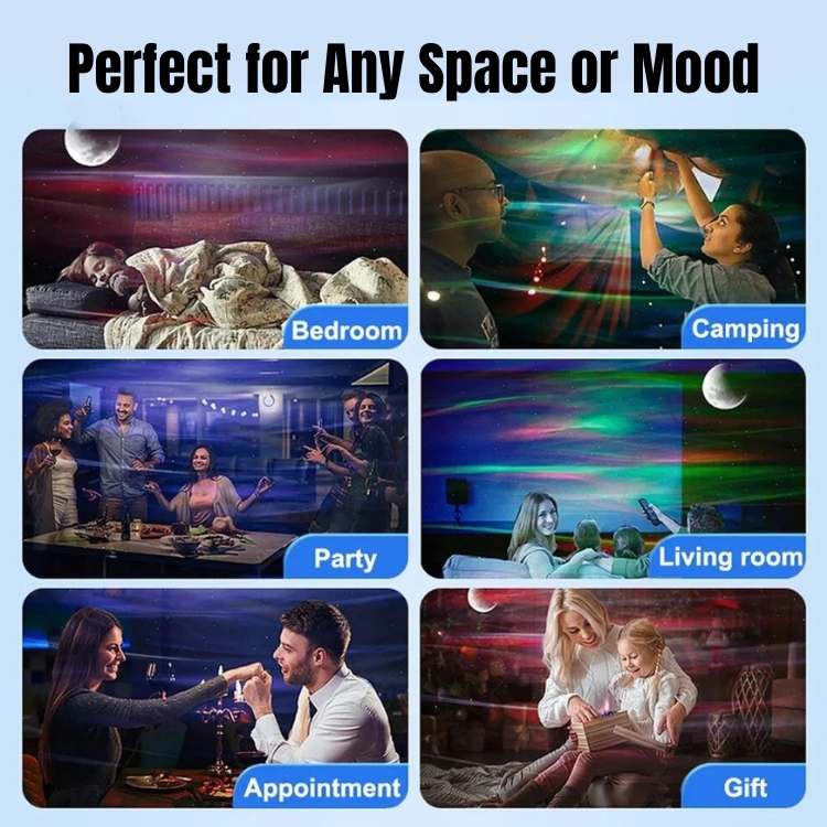 Multi - Color Celestial Galaxy Projector - Galaxy Projector - Wild Eye Vision