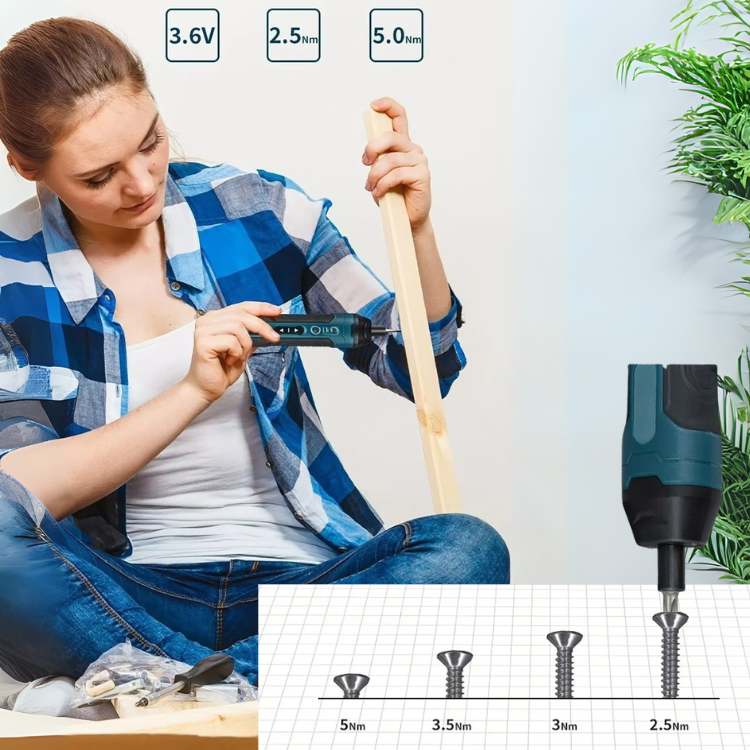 Multi - Functional 3.6V Cordless Electric Screwdriver Set - Electric Screwdriver - Wild Eye Vision