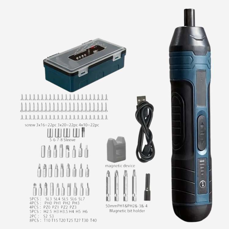 Multi - Functional 3.6V Cordless Electric Screwdriver Set - Electric Screwdriver - Wild Eye Vision