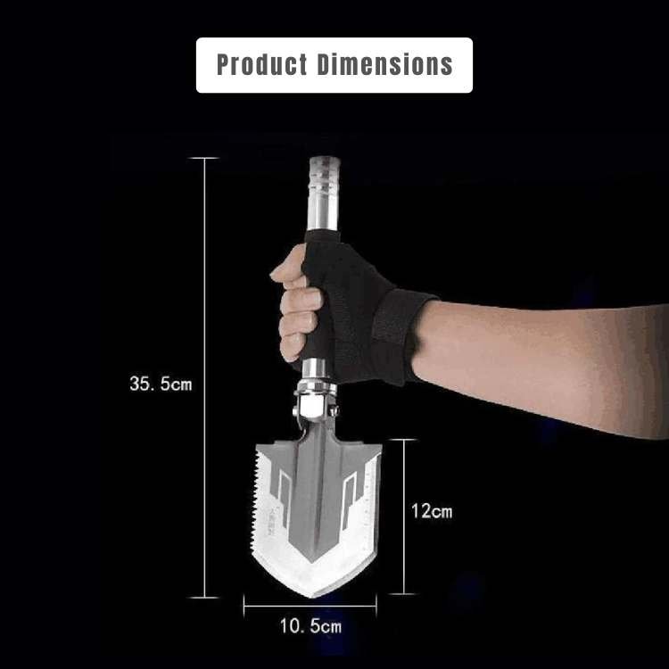 Multifunctional Folding Camping Shovel - Camping Shovel - Wild Eye Vision