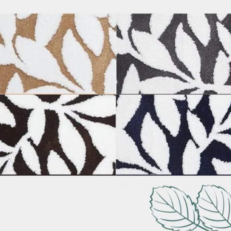 NatureSoft Ultra - Soft Leaf Pattern Bath Mat - Bath Mat - Wild Eye Vision