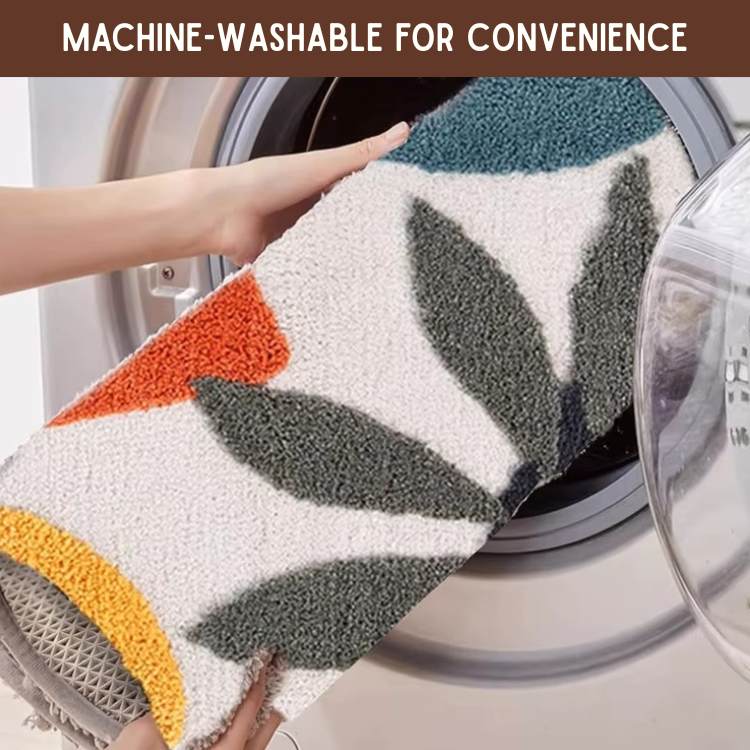 NatureTouch Floral Bath Rug - Bath Rug - Wild Eye Vision