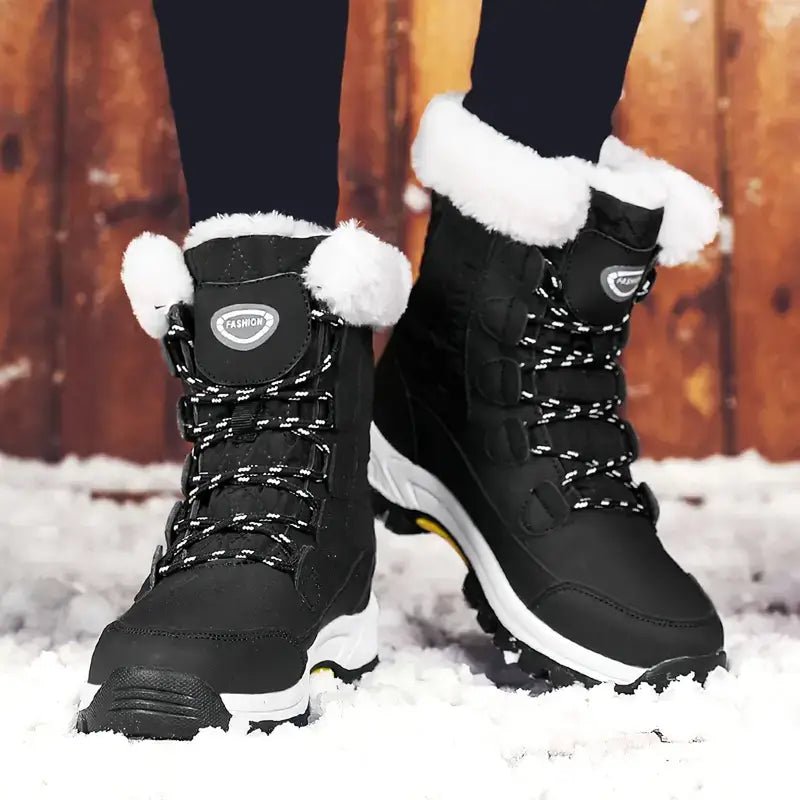 Outdoor Fleece - Lined Woman's Boots - Snow Boots - Wild Eye Vision
