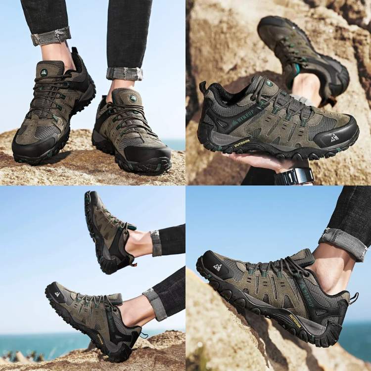 PeakTrail Men’s Waterproof Hiking Shoes - Hiking Shoes - Wild Eye Vision