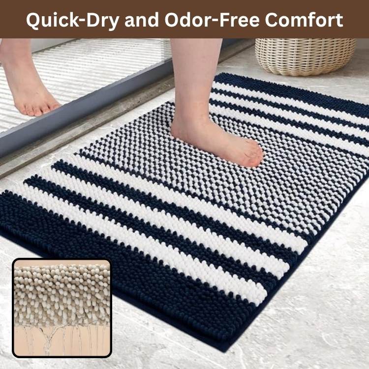 Plush Pebble Knit Bath Mat - Bath Mat - Wild Eye Vision