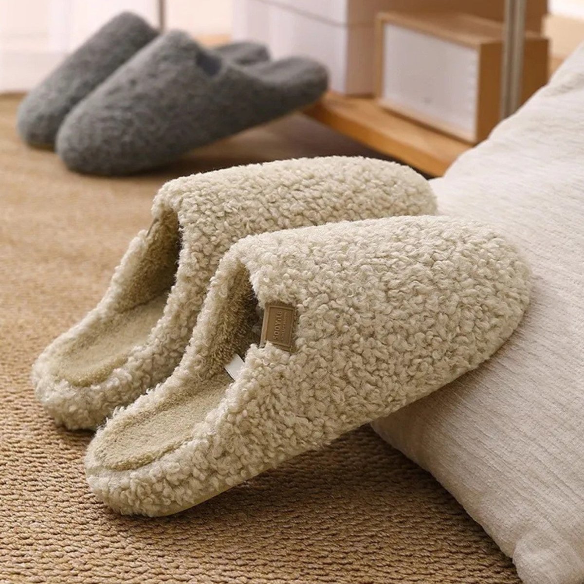 PlushLuxe Cozy Winter Slippers - Slippers - Wild Eye Vision