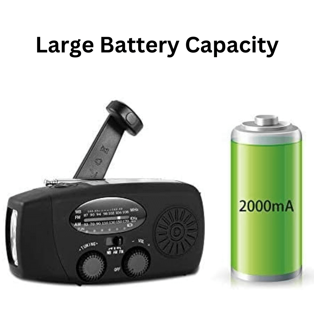 Portable Multi - Function Wind - Up Radio - Wind - Up Radio - Wild Eye Vision
