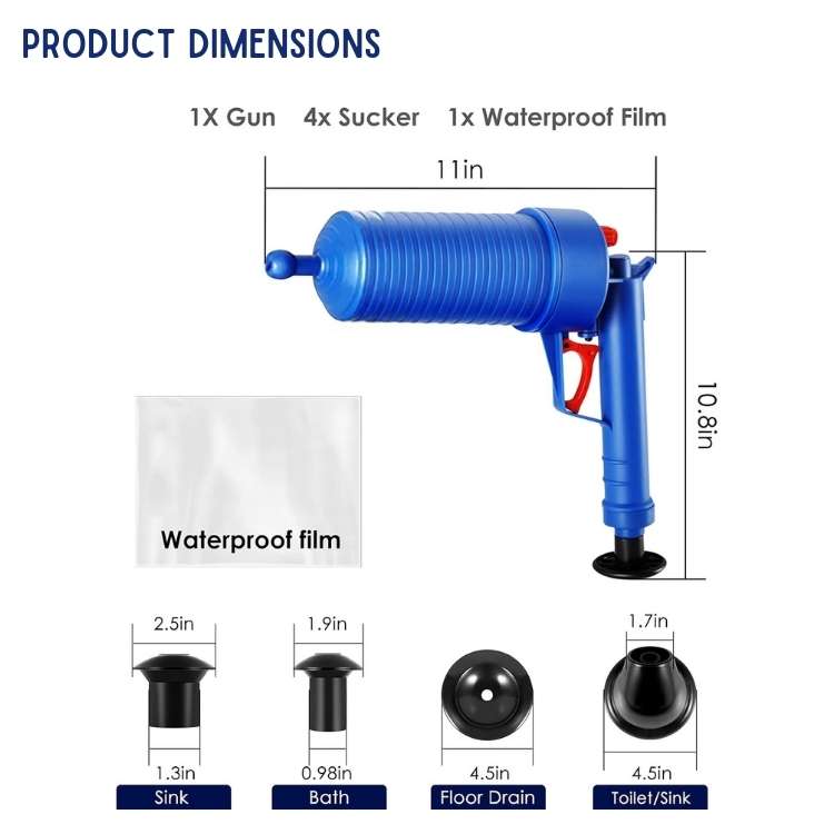 PowerBlast High - Pressure Drain Cleaner - Drain Cleaner - Wild Eye Vision