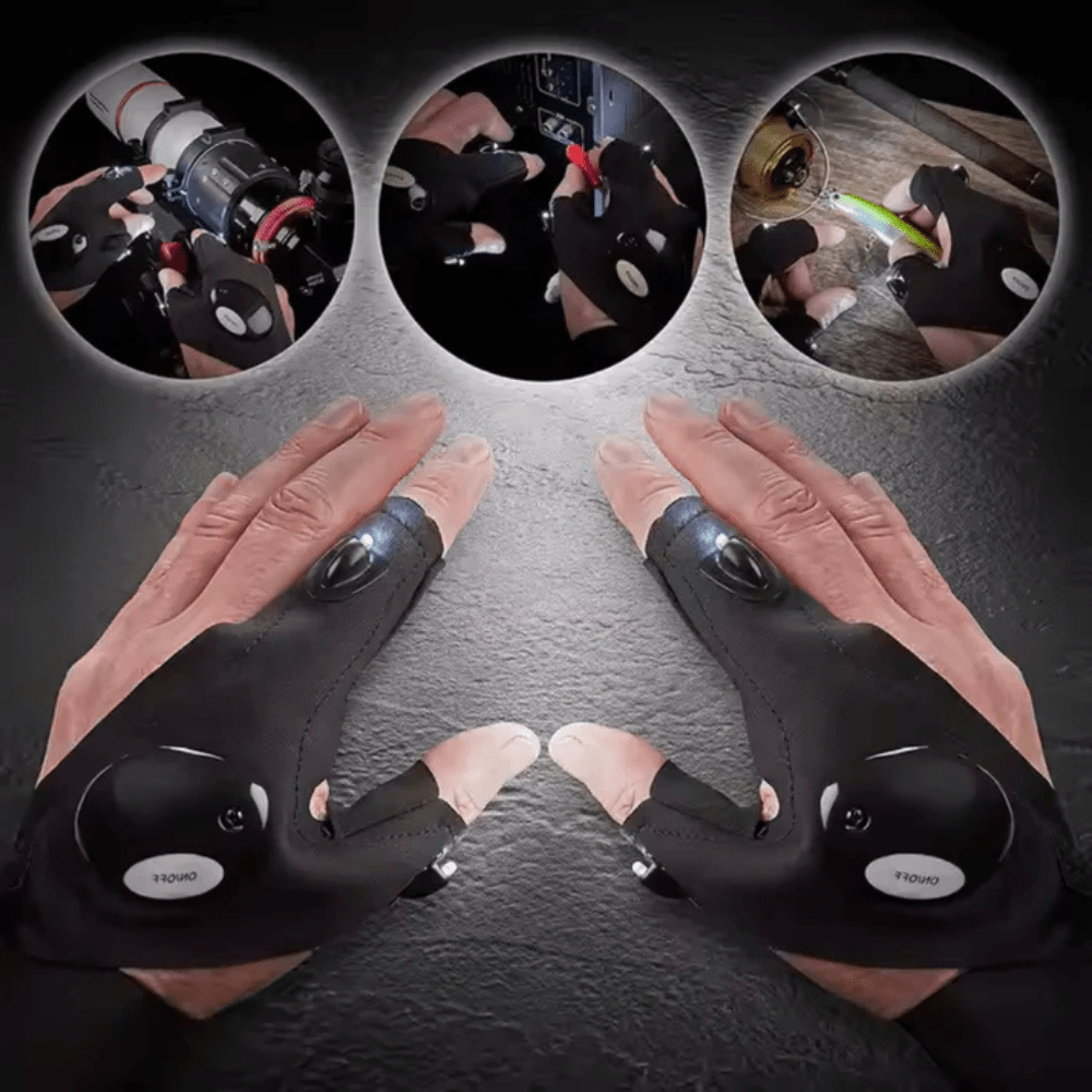 PowerLite LED Gloves - LED Gloves - Wild Eye Vision