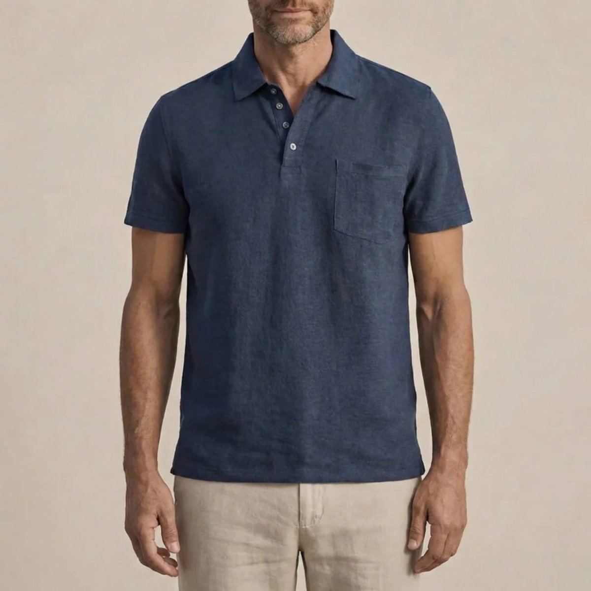 Premium Linen Polo for Men - Polo Shirts - Wild Eye Vision