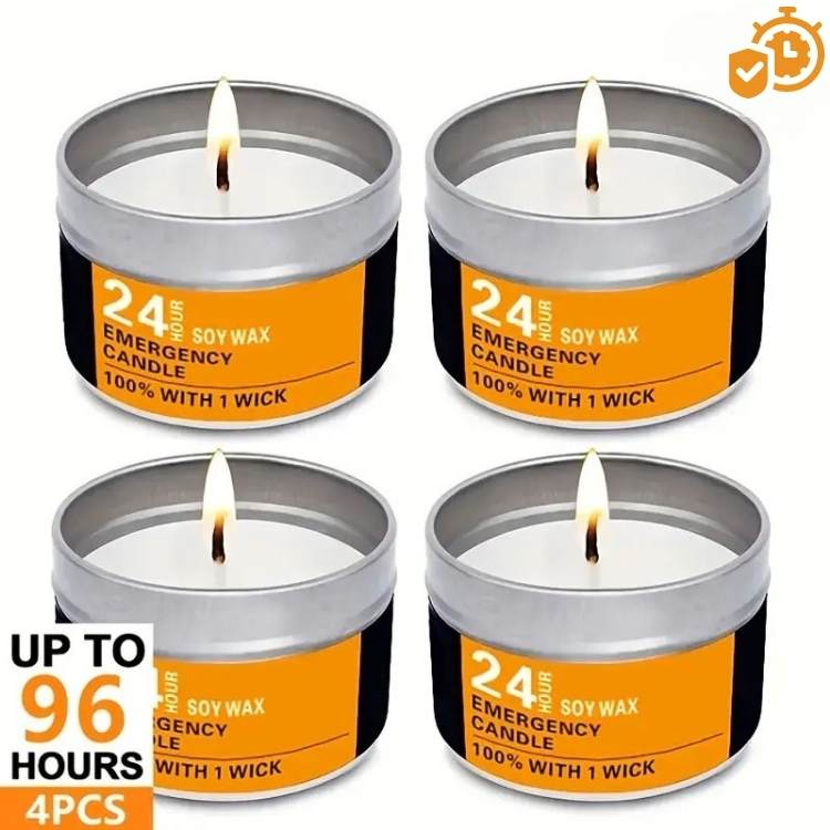 PureFlame Odorless Emergency Candles - Wild Eye Vision