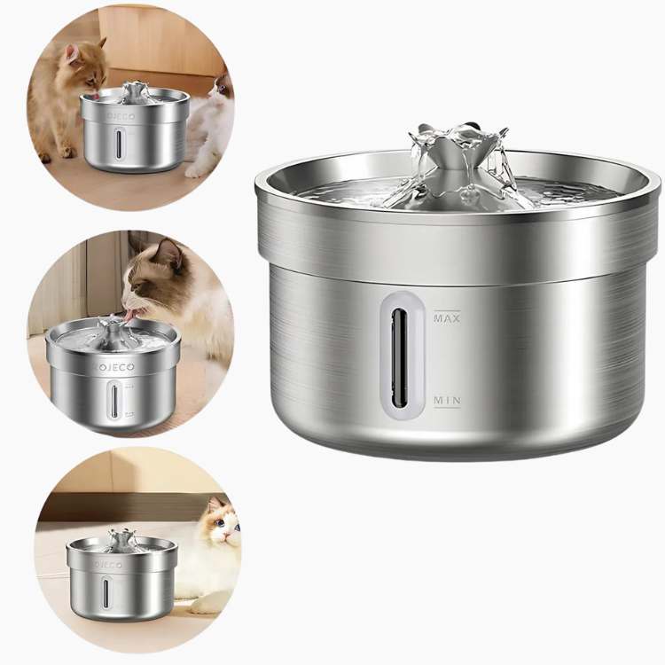 PureFlow Cat Drinking Smart Fountain - Cat Drinking Fountain - Wild Eye Vision