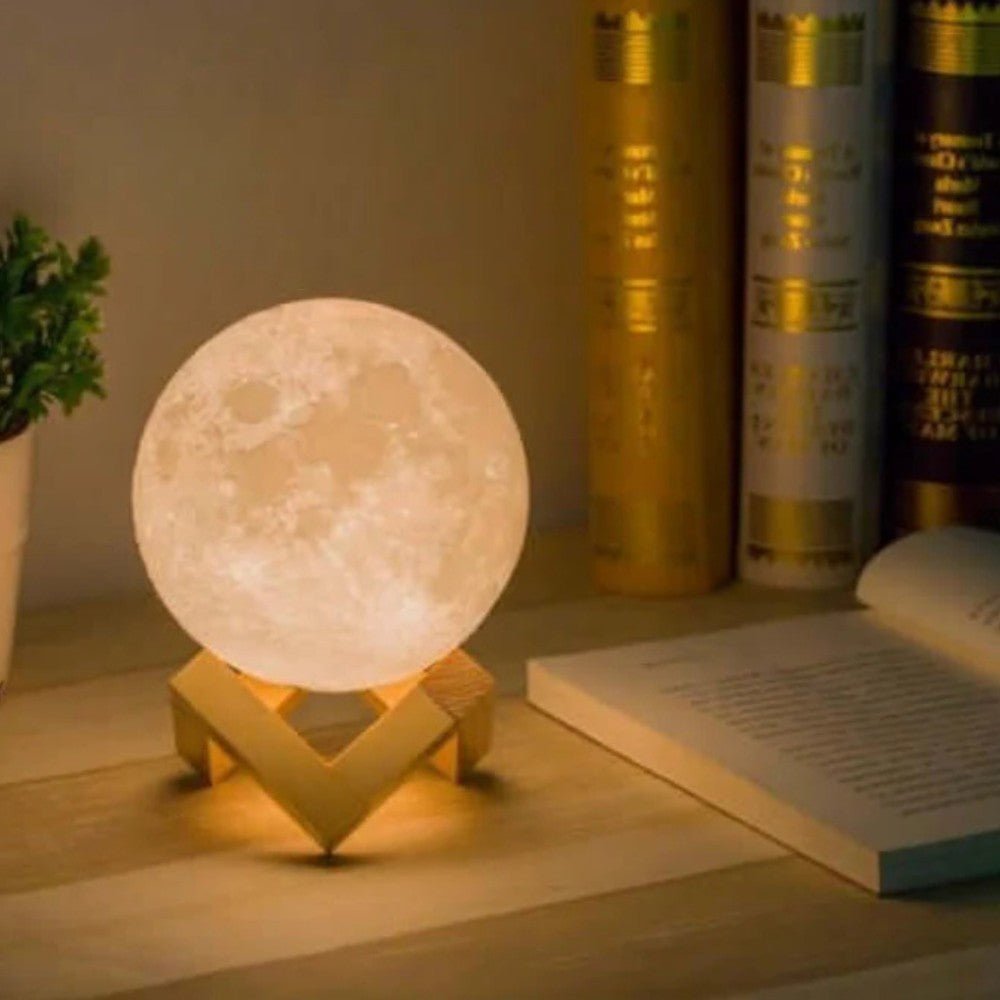 Radiant Moon Glow Table Lamp - Moon Lamp - Wild Eye Vision