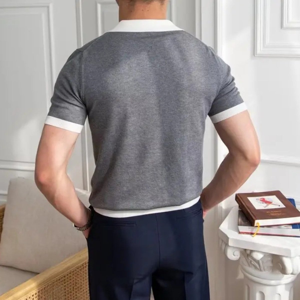 Regular Fit Knitted Polo Shirt - Polo Shirts - Wild Eye Vision