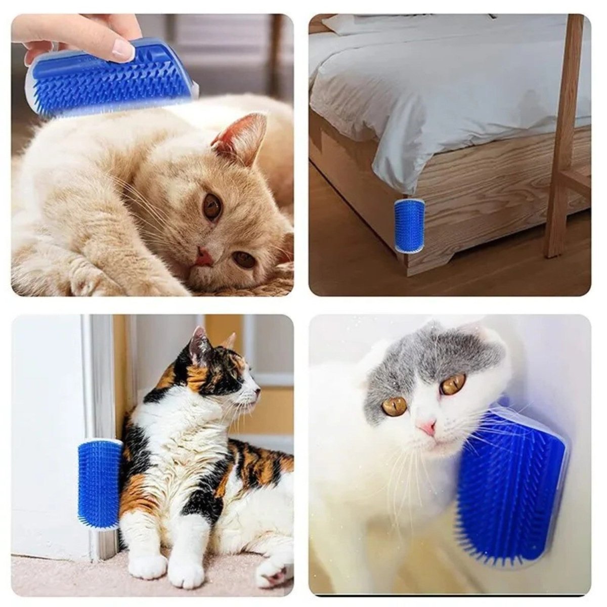 Self - Grooming Corner Cat Brush - Corner Cat Brush - Wild Eye Vision