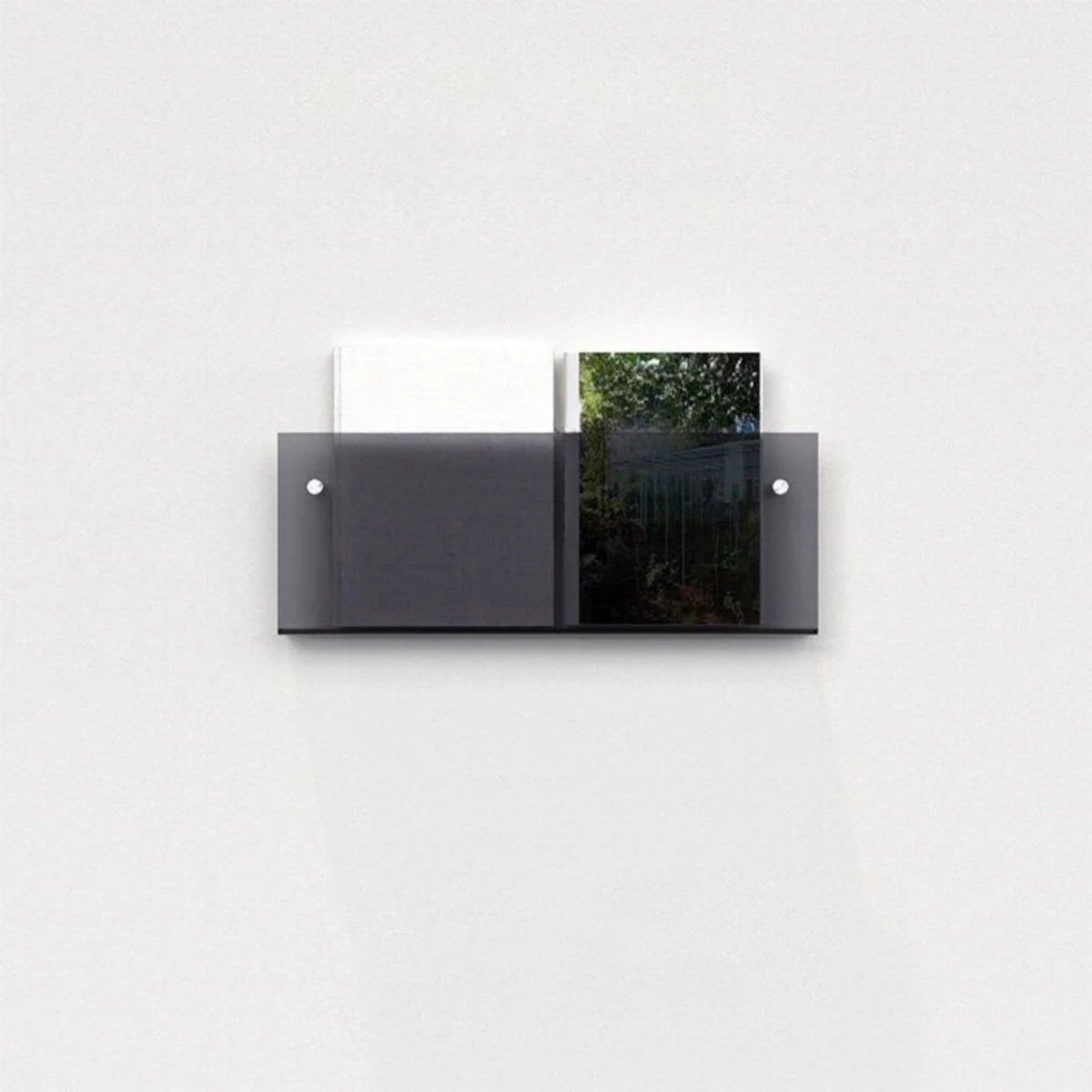 Sleek Clear Acrylic Magazine Wall Shelf - Wall Shelf - Wild Eye Vision