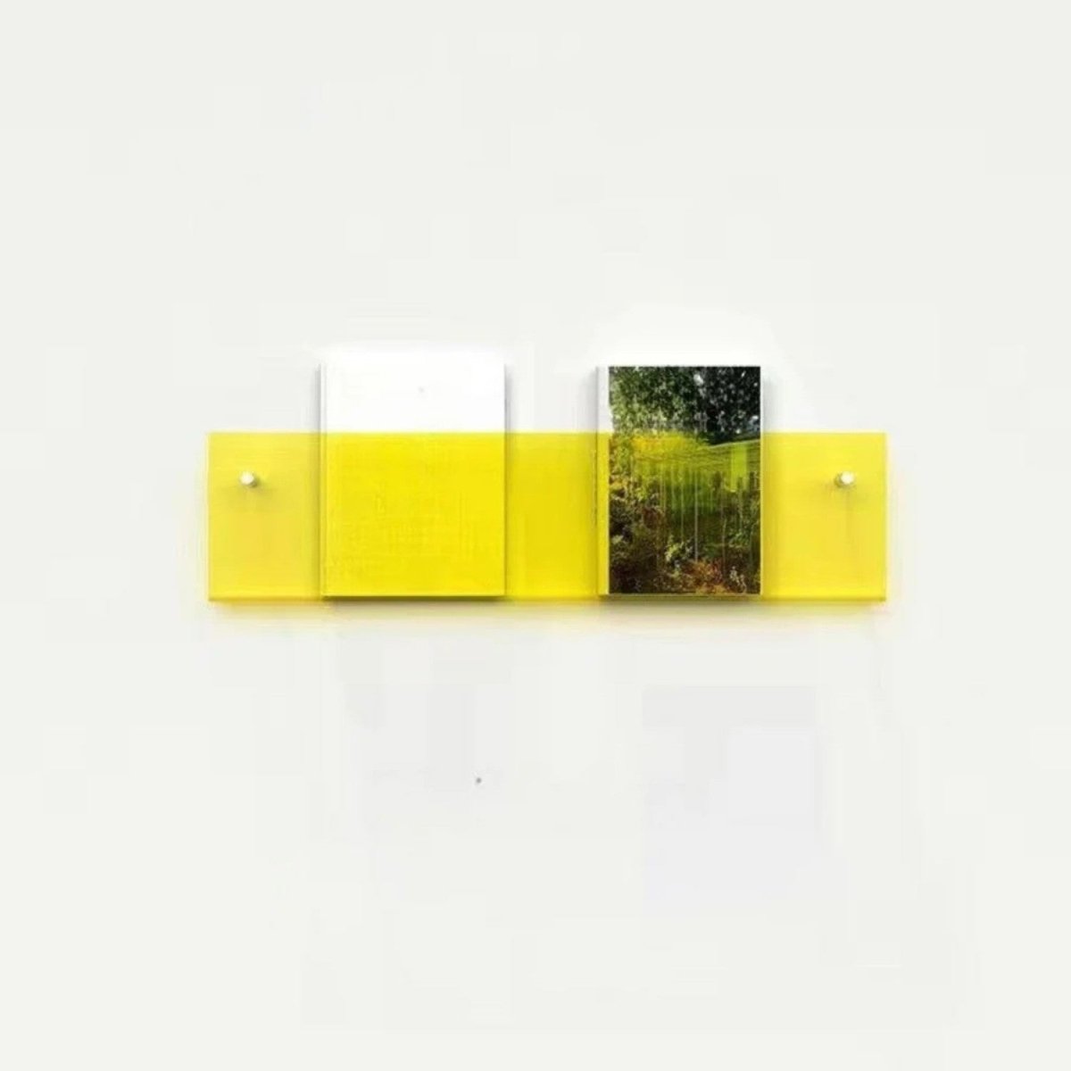 Sleek Clear Acrylic Magazine Wall Shelf - Wall Shelf - Wild Eye Vision