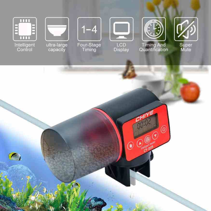 Smart Automatic Aquarium Feeder - Automatic Aquarium Feeder - Wild Eye Vision