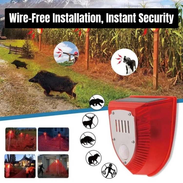 SmartSolar Outdoor Animal Repeller - Wild Eye Vision