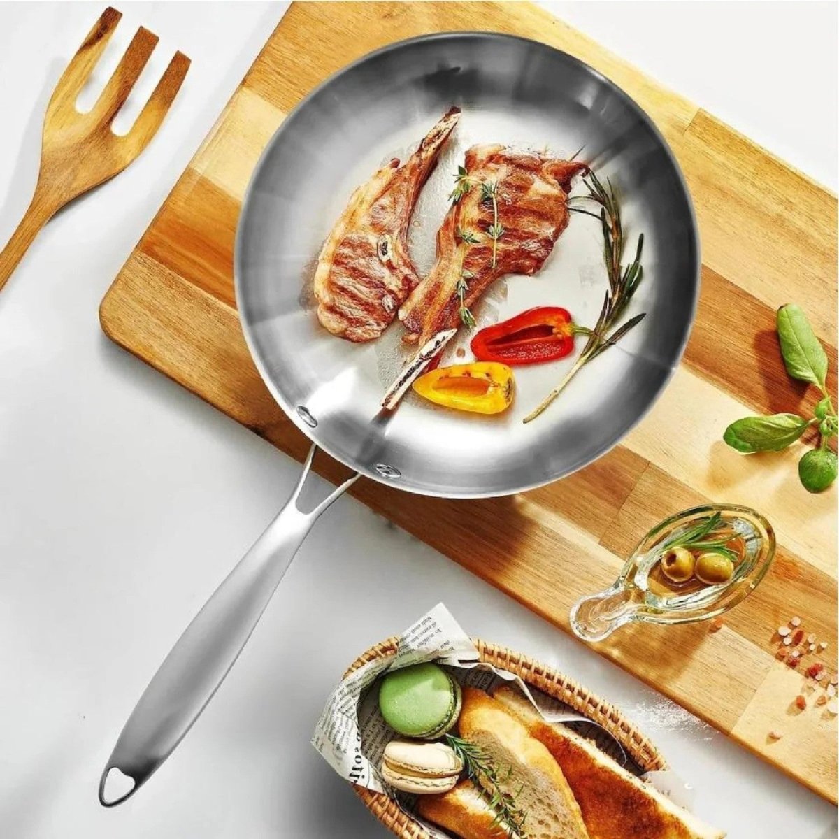 Stainless Steel Frying Pan - Frying Pan - Wild Eye Vision