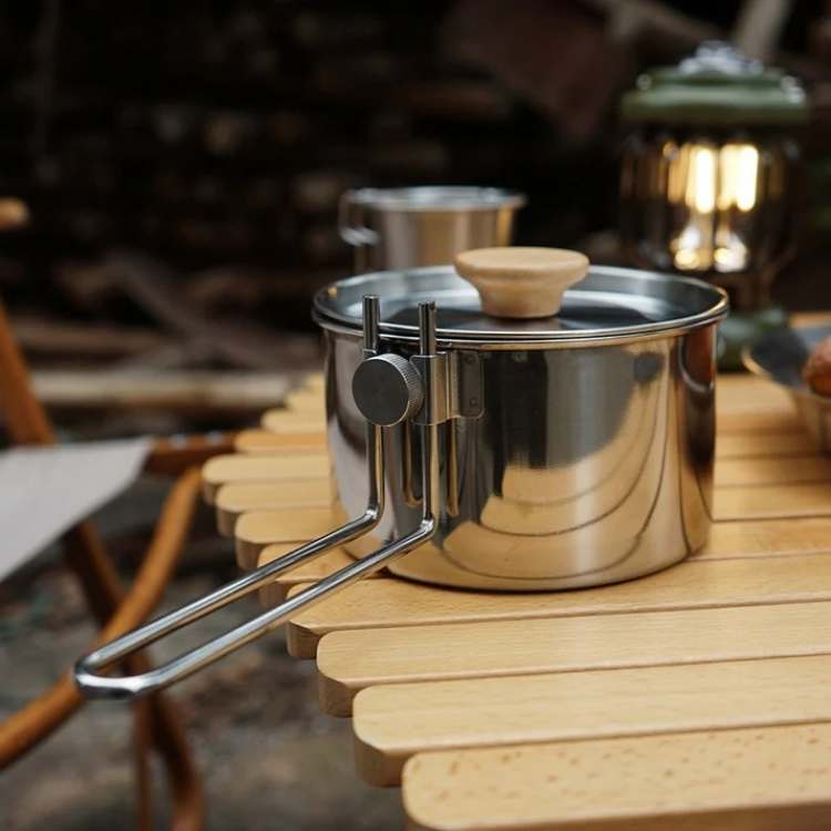 Stainless Steel Multi - Purpose Camping Kettle - Camping Kettle - Wild Eye Vision